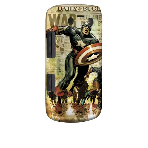  BlackBerry Bold 9700 Barely There Case - Captain America - Front Page