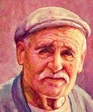 Custom Order #TZ-ZJX, Oil on Canvas, Custom Painting of The Person You Love, For 1 Person of Customer's Choice, Style: Photo-Realism, with Signature Text "MY LEGEND", Canvas Size 16 x 26 inch