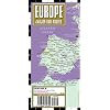 Streetwise Europe Rail Map - Laminated Railroad Map of Europe