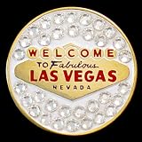 Bella Crystal Las Vegas Ball Marker Hat Clip Set