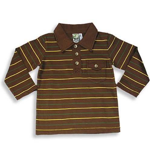 Charlie Rocket - Toddler Boys Long Top, Brown (Size 4T)