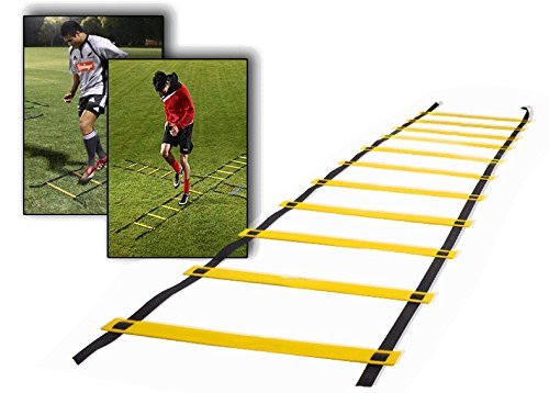  Ohuhu 21 Rung Agility Ladder with Black Carry Case