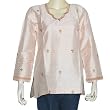 Kurti Fashion of India Pretty Pink Summer Dresses in Silk Size S
