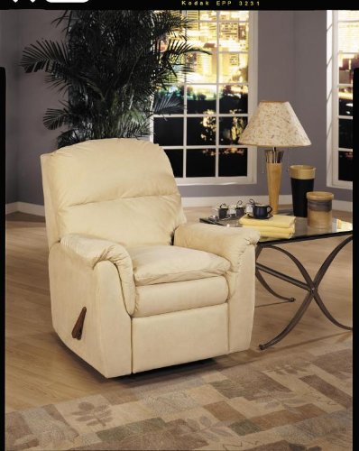 Klaussner Shellburne Swivel Gliding Reclining Chair, Dark