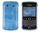 Hard Snake Skin Case for BlackBerry Bold 9700 - Light Blue
