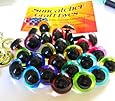 Suncatcher Craft Eyes - 13-Pair 15mm Translucent Variety Pack