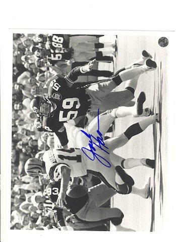 Jack Ham Signed Steelers 8x10 Photo