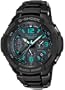 Casio G Shock Quartz Black/Blue Dial Black Band - Men's Watch GW3000BD-1A