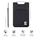 Cell Phone Credit Card Holder Stick On Wallet Case w/RFID Blocking (Shadow)
