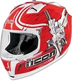 Icon Domain II Helmet , Size: 2XL, Color: Red, Style: Shado 0101-3768