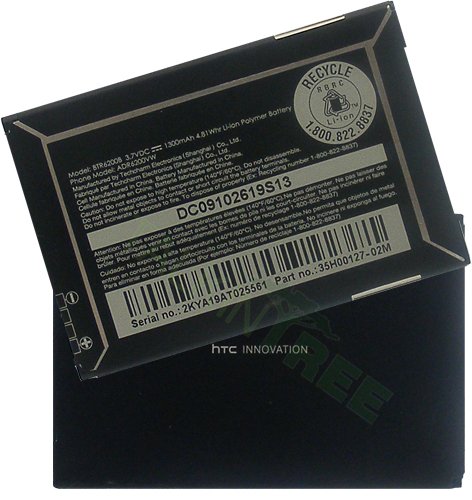 HTC OEM BTR-6200B BATTERY Droid Eris 6200 Incredible