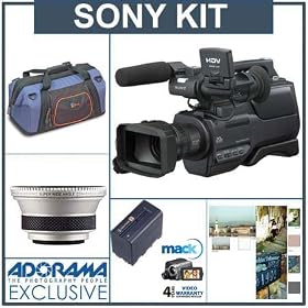 SONY HVR-HD100OU HDV CAMCORDER STARTER KIT