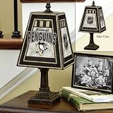 Memory Company Pittsburgh Penguins Art Glass Table Lamp