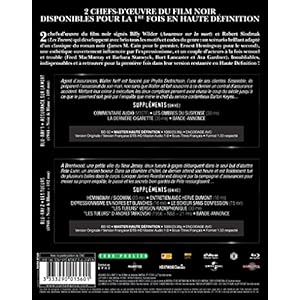 Assurance sur la mort + Les tueurs [Blu-ray]