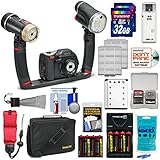 SeaLife DC1400 14MP HD Underwater Digital Camera Sea Dragon Pro Duo Set with Flash & Light + (2) 32GB Cards + Battery & Charger + Case + Kit