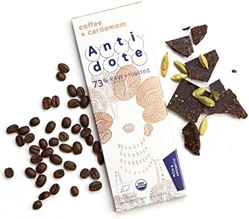 Antidote - Organic / Vegan Chocolate Bars (Coffee + Cardamom) (6-Pack)