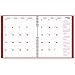 Brownline 2014 CoilPro Monthly Planner, 14 Months (December 2013 - January 2015), Red, 11 x 8.5 Inches, Hard Cover with Twin-Wire Binding (CB1262C.RED-14)