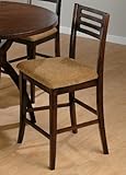Jofran Boston Brown Counter Height Stool (Set of 2)