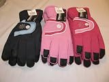 Ladies Thinsulate Warm Ski Gloves with Gripper Palms 3 Colours to choose from. Pale Pink,Dark Pink or Navy Blue