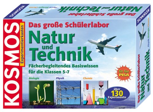 Childrens Toyshop  Spielwaren : Kosmos 633011 - Experimentierkasten - Das große Schülerlabor - Natur und Technik