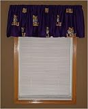 Louisiana State Fightin Tigers NCAA Curtain - Valance - 84 x 15 (Solid)