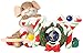 Enesco Charming Tails Gift Joy to The World Figurine, 2-Inch