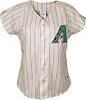 Arizona Diamondbacks Home White/Purple Women's MLB Replica Jersey
