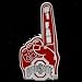 Ohio State Buckeyes #1 Fan Pin