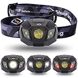 【Sunix】 ハイパワー LEDヘッドライト 2000mAhのリチウム充電電池、長いバッテリ寿命【明るさ120ルーメン/実用点灯10時間】【完全防水】【調光モード、夜間モード、ストロボモード】夜の作業 夜釣り キャンプなどのアウトドア活動に適用 (ブラック)LD413 【Sunix】 ハイパワー LEDヘッドライト 2000mAhのリチウム充電電池、長いバッテリ寿命【明るさ120ルーメン/実用点灯10時間】【完全防水】【調光モード、夜間モード、ストロボモード】夜の作業 夜釣り キャンプなどのアウトドア活動に適用 (ブラック)LD413