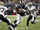 Saints Rams Football: St. Louis, MO - Steven Jackson Photographic Poster Print by Tom Gannam, 24x18