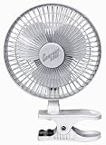 Comfort Zone CZ6C 6-Inch 2-Speed Clip-On Fan