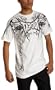 Tapout Men's Darkside T-Shirt,White,Medium