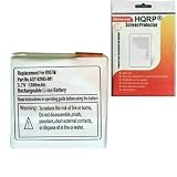 HQRP Replacement Battery for RIM Blackberry 857, R857, R957, R957M, R957M-2, R957M-5 PDA + Screwdriver and Installation MANUAL plus HQRP LCD Screen Protector