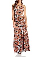 Purple Jam Vestido (Negro / Naranja)