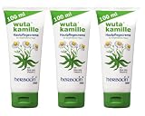 wuta kamille 82103 Herbacin Hautpflegecreme + Aloe Vera & Vitamin E Tube 100 ml, Dreierpack