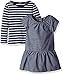 Nautica Chambray Dress with Stripe Top