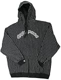 Empire Zoot Men's Hooded Zip Sweatshirt - Pinstripe