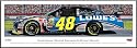 NASCAR Drivers - Jimmie Johnson 48 Lowes Chevrolet - Framed Picture