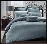 King Cal.King 8-PC Veronica Duvet Cover Set + Down Alternative Comforter By ....