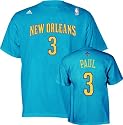 Chris Paul Adidas Name and Number New Orleans Hornets T-Shirt