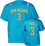 Chris Paul Jersey: adidas Teal Replica #3 New Orleans Hornets Jersey - Medium
