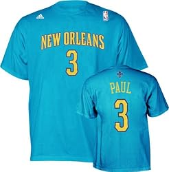 Chris Paul adidas Name and Number New Orleans Hornets T-Shirt