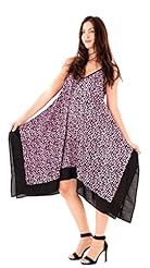 Rayon General Print Summer Evening Dress 