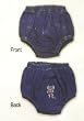 Collegiate Denim Diaper Cover