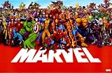 Marvel Heroes Poster Print, 34x22