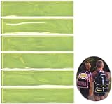 6 Pcs Fluorescent Children Reflective Safety Stickers