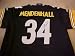 Rashard Mendenhall Hand Signed Autographed Authentic Reebok Pittsburgh Steelers Home Jersey