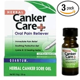 Click here to buy Quantum Health, Canker Care + Liquid Gel, .33 Ounces (Pack of 3).