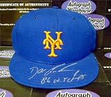 Dwight Gooden autographed Mets hat inscribed 86 WS Champs (New York Mets 1986 World Series Champion Cy Young ROY)