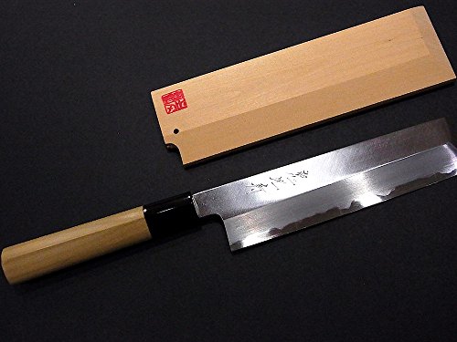 恵比寿刃 (YEBISU YAIBA) 堺 高級 江戸薄刃 和包丁 180mm 安来鋼白紙 サヤ付 包丁 プロ仕様 恵比寿刃 (YEBISU YAIBA) 堺 高級 江戸薄刃 和包丁 180mm 安来鋼白紙 サヤ付 包丁 プロ仕様